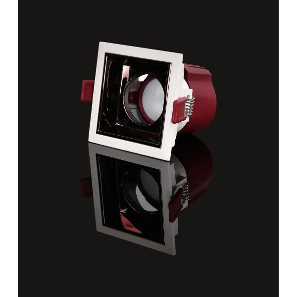 Square LED Bathroom Anti Glare Spotlights Used In Hotels Supermarkets Villas