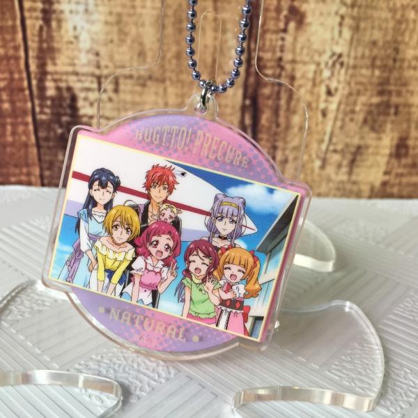 Plastic Acrylic Custom Holographic Keychain 4 Color Printed