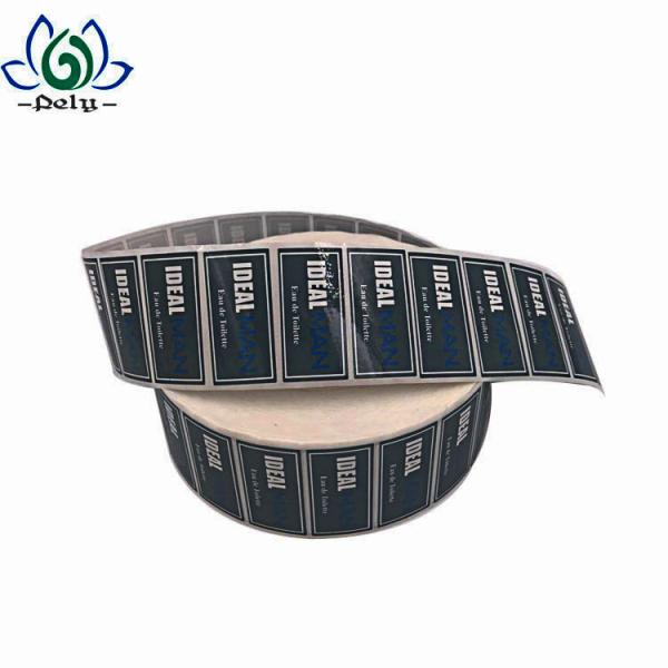 Waterproof Black Color Shampoo Bottle Adhesive Vinyl Stickers