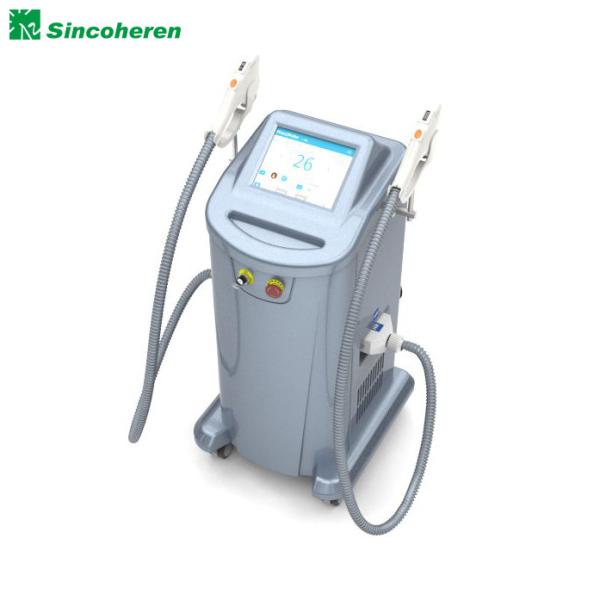 2 Handles Ipl Beauty Machine , Ac230v 50hz Shr Laser Hair Removal Machine