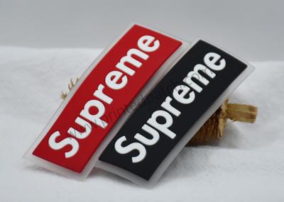 Micro Injected Sew Embossed 3D PVC Patch Custom Rubber Patches For Clothing
