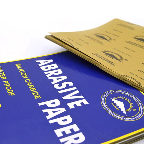 Wet Abrasive Sanding Paper Black Automotive Sand Paper P60-P2000 Grits