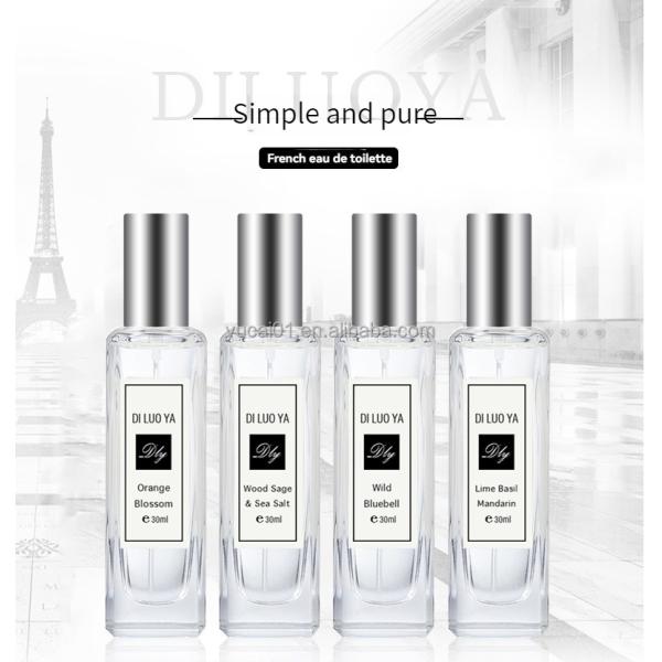 Floral Scent French Niche Perfume Set for Women 30ml Eau de Toilette Long Lasting
