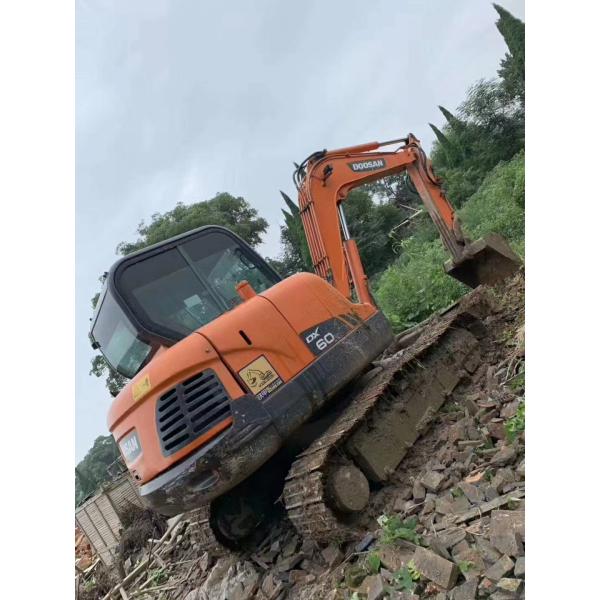 Second hand DX60LC hydraulic crawler excavator, cost-effective