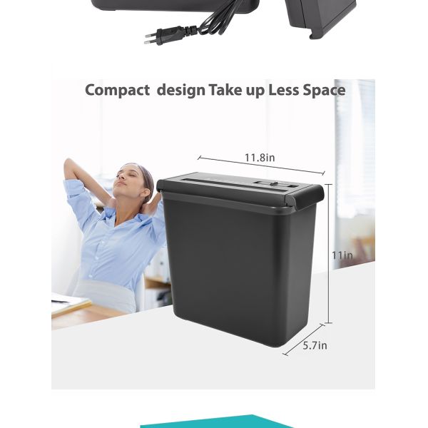 Strip Cut Paper Shredder for Home