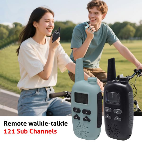 0.5W walkie talkie 3-5km Batería recargable de rango extendido para niños Walkie Talkies fabricante- 8/22 canal portátil de dos vías de radio pantalla LCD