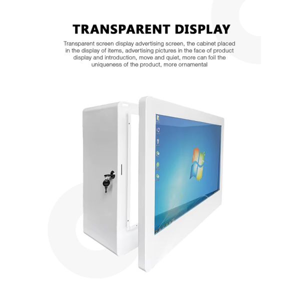 55 Inch Transparent Display Box Manufacturer Advertising Monitor Translucent LCD Screen