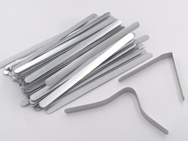 Aluminium Metal Stamping Parts 0.5mm Aluminium Nose Strip For  Facemask
