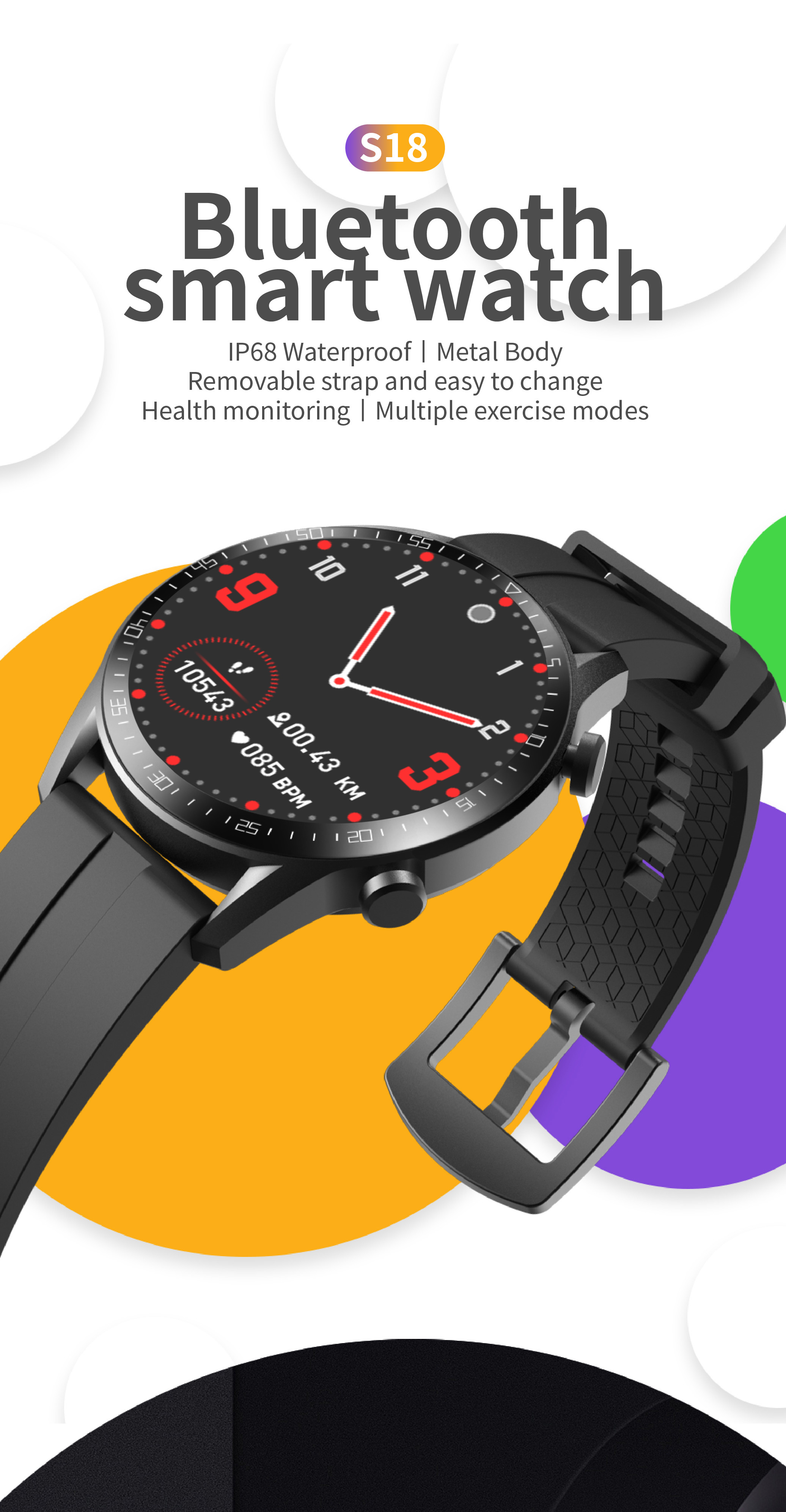 Сообщения H53 Inteligente дозора детей приспосабливать Wristband андроида GT2 умный