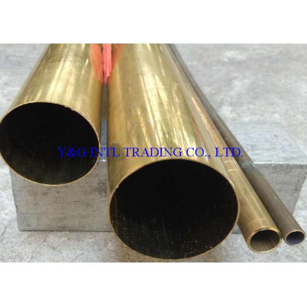 GB/T 5231-2012 H85 Brass Tubing / Seamless Copper Tube For Condenser OD 19.5cm