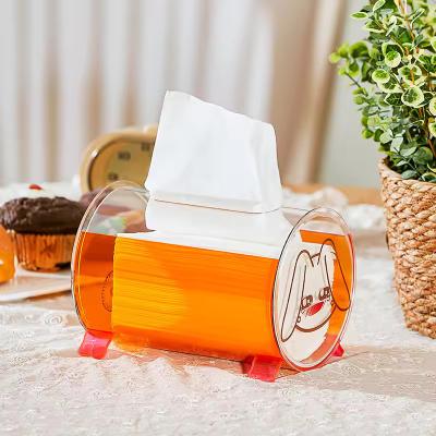 Modern Cute Animal Shape Acrylic Box Acrylic Tissue Holder Customized Size