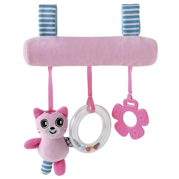 PP Cotton Cartoon Animal Plush Rattle Toys Stuffed Doll