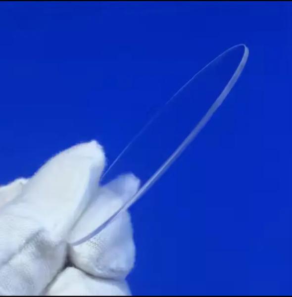 Customized Heat Resistant Transparent Fused Silica Round Wafer Glass Quartz Plate