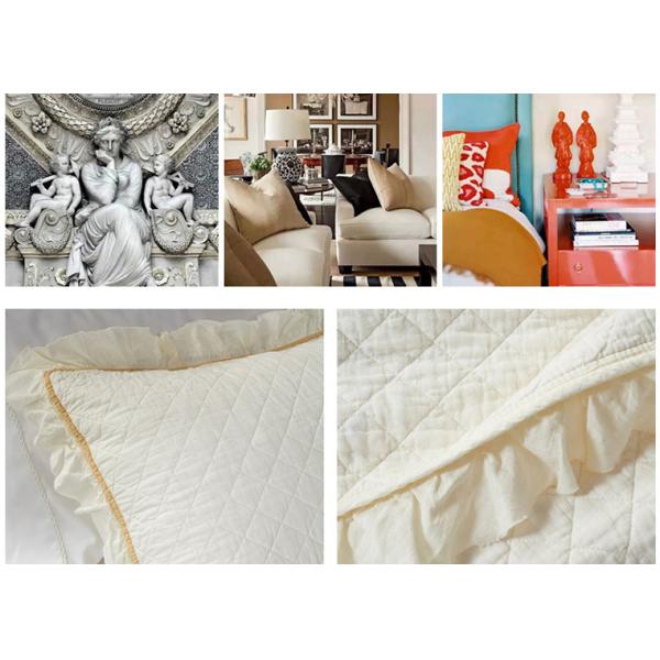 Cotton / Polyester Full Size Quilt 3 Quilting Styles Color / Patten Customized