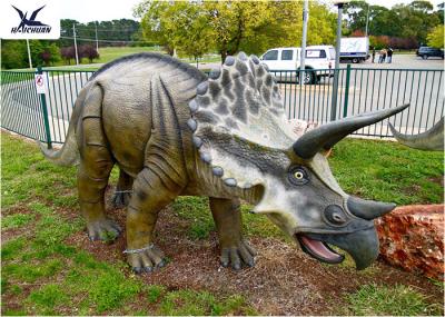 50/60 Hertz Life Size Animal Dinosaur Lawn Decorations , Dinosaur Garden Sculpture 