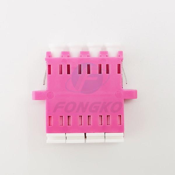 Cabo OM4 multimodo do acoplador de Rose Quad Lc To Lc ao adaptador da fibra ótica
