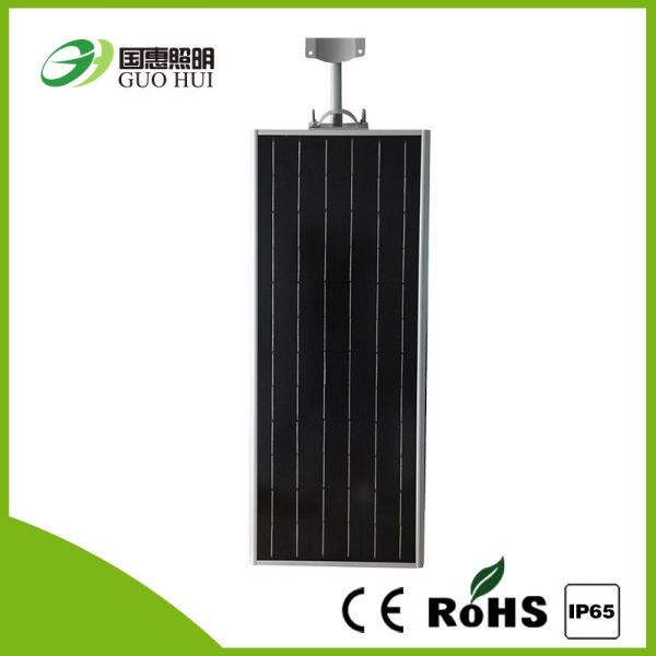 100W All In One Solar Led Street Light High Brightness Mono - Crystalline 18V 120w
