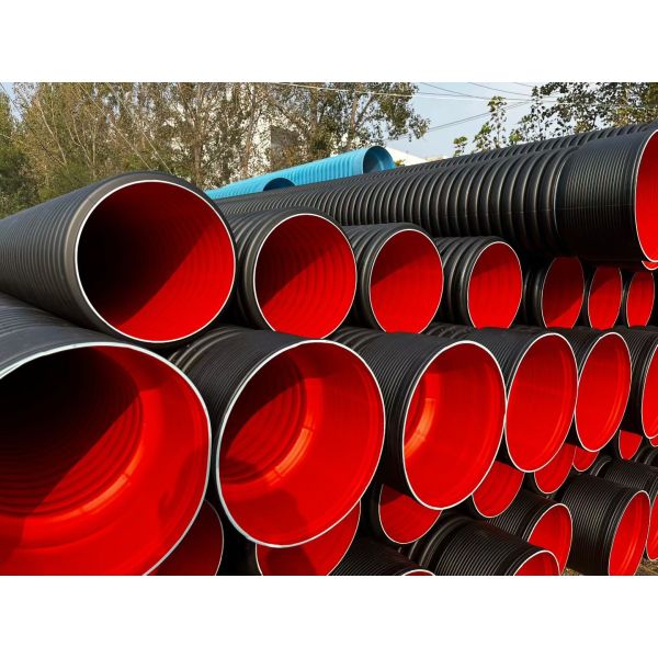 High-Performance Corrugated Dredging HDPE Pipe Abrasion Resistant Flexible for Heavy-Duty Slurry Transport