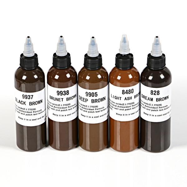 Lushcolor Semi Cream Semi Permanent Makeup Pigments 120 ML Big Bottle For Tattoo Art