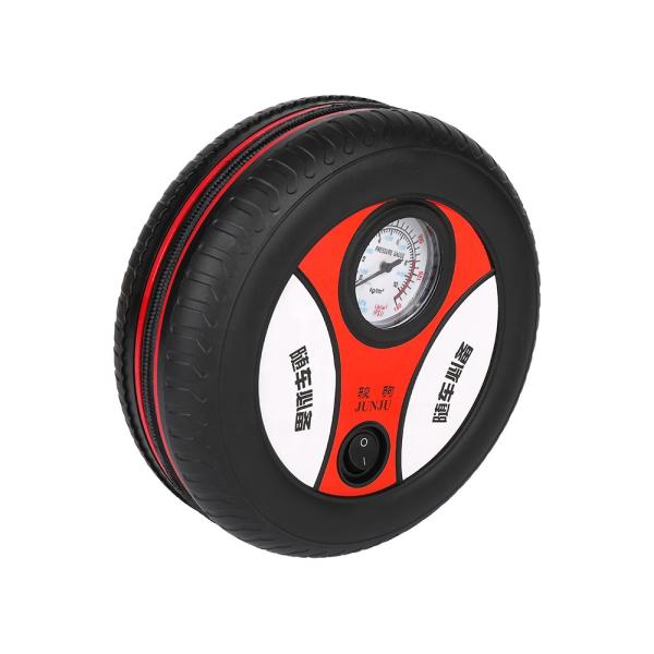 17.5*17.5*6.5 ABS Mini Car Air Compressor Portable Tire Inflator Pump 12V 150PSI