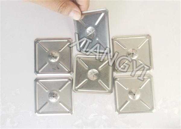 Arruelas de travamento quadradas de aço inoxidável de aço galvanizadas do auto para fixar pregos da isolação