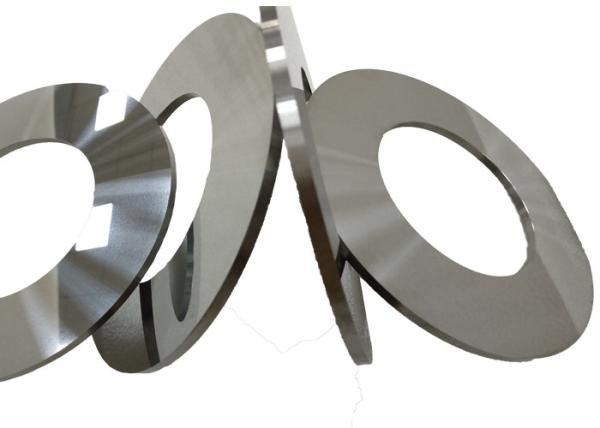 85-93 HRA Tungsten Carbide Cutting Disc Bottom Knives for Paper / Film / Foil / Mica Tape