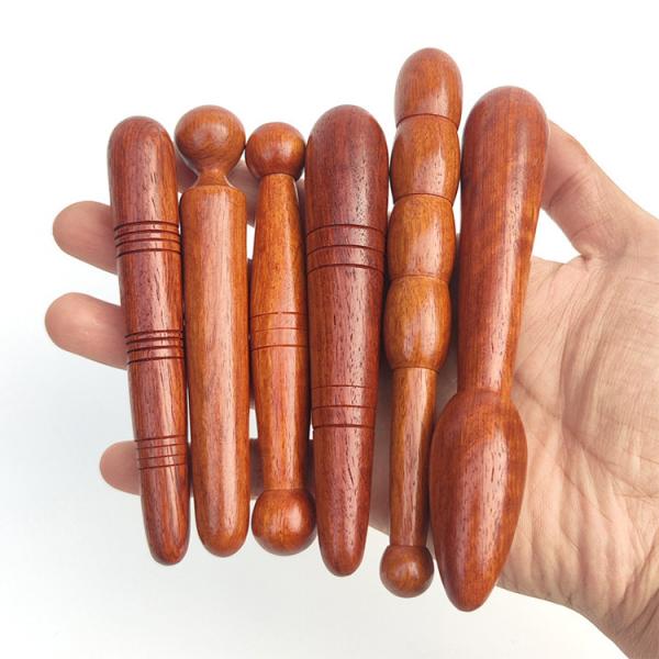 Wooden Massage Tool for Deep Tissue Massage and Acupressure Pen Thai Massage Stick Rod
