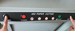 DC-450V+ electric paper cutter guillotine