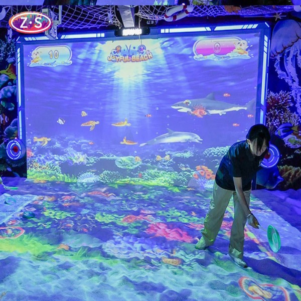 AR Joyful Sand Beach Interactive Games Large Play Space For Family Fun