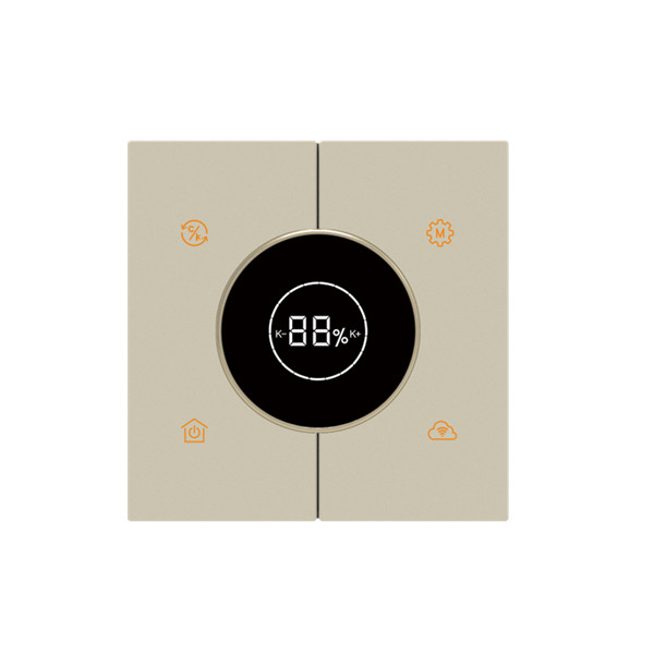 242V Dimmer Light Switches , Wireless Zigbee Dimmer Switch Panel