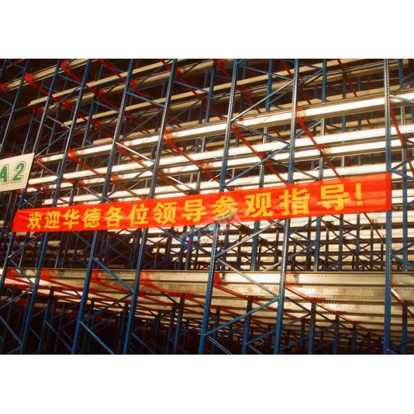 Semi Automated Orange 35-45 M / Min Radio Shuttle Racking For Logistic Distribution Centers
