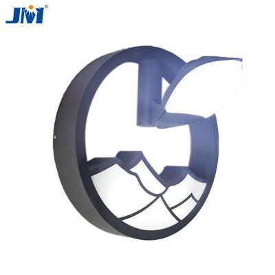 lâmpada de 10W Lotus Shaped Galvanized Sheet Wall