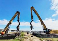 Q355B / Q690D Hydraulic Excavator Pile Driver Boom With 19m Piling Height