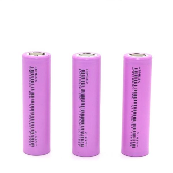 MSDS 2600mah 3.7 V 18650 Rechargeable Lithium Ion 18650 Battery Cell