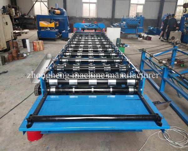 Zinc Roofing Tile Roofing Sheet Roll Forming Machine 0.3-0.6mm Thickness