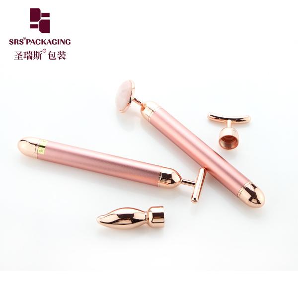 cosmetic packaging luxury jade massage head vibrator electric beauty bar