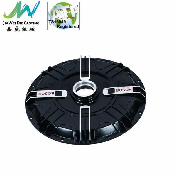 Custom Industrial Aluminum Motor Housing Die Casting Type Black Painted