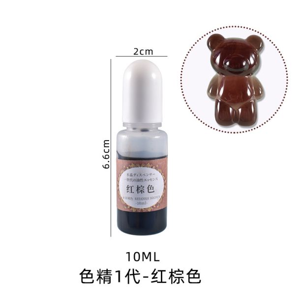 DIY crystal dropper pigment ink transparent colorant UV resin adhesive paste material
