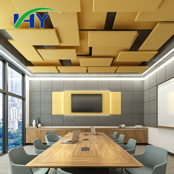Custom Cut PET Acoustic Panels For Restaurant Booth Partitions