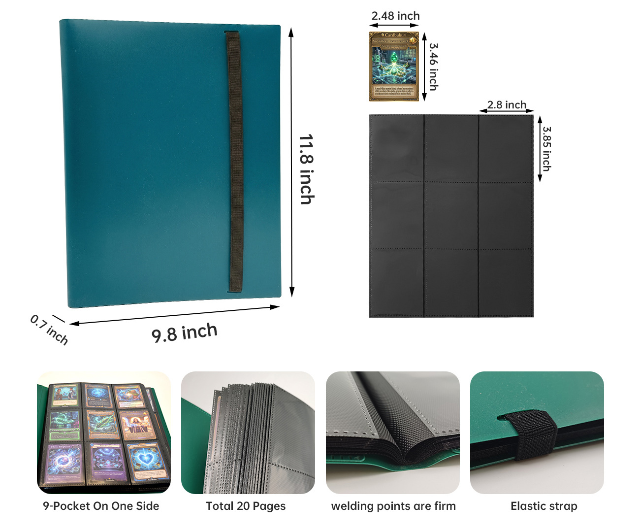 Trading Card Binder Manufacturer for Global Wholesale Supply OEM wholesale PT CG