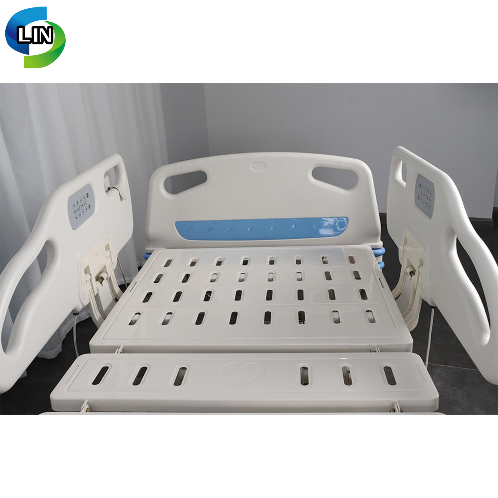 CE Certified Electric Hospital Bed with ABS Plastic Material and Class II Medical Devices Classification