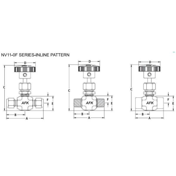 Stainless Steel Instrumentation Needle Valve – ISO 9001 Certified, 414 Bar, Low Torque