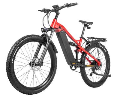 48V 500W vélo de montagne électrique pleine suspension pour aller et venir et l'aventure