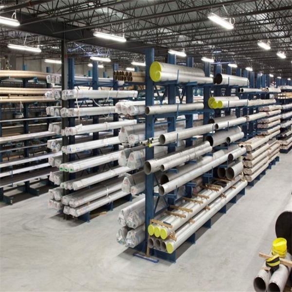 Roll Out Warehouse Cantilever Racking Systems Wooden Aluminium Pipe Cantilever Racks