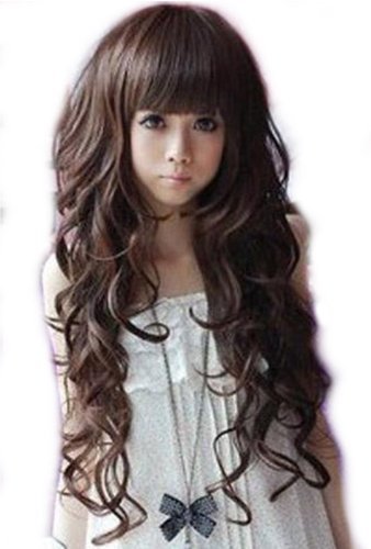 Long Dark Brown Sexy Wave Wig