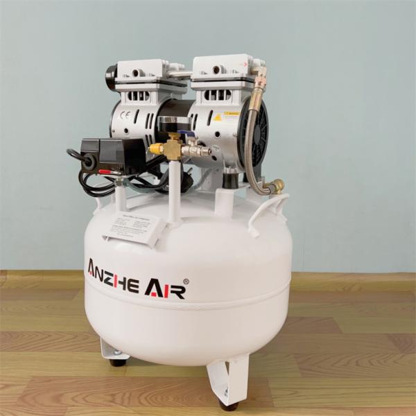 70L/Min Copper Motor Medical Silent Air Compressor 32L Dental Compressor Use For One Dental Chair