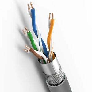 1000FT Cat5e SFTP LSZH Jacket 24AWG 100MHz Gray Ethernet Cable