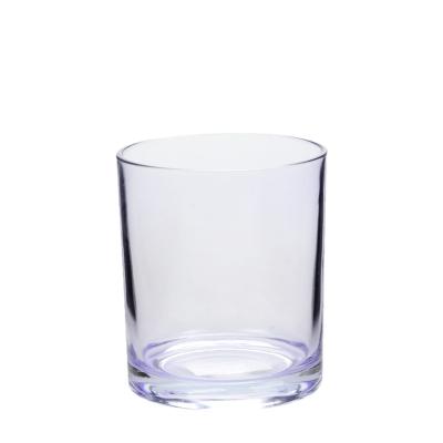 Candeeiros de vidro de cor púrpura Votive Jars 16OZ Superfícies lisas