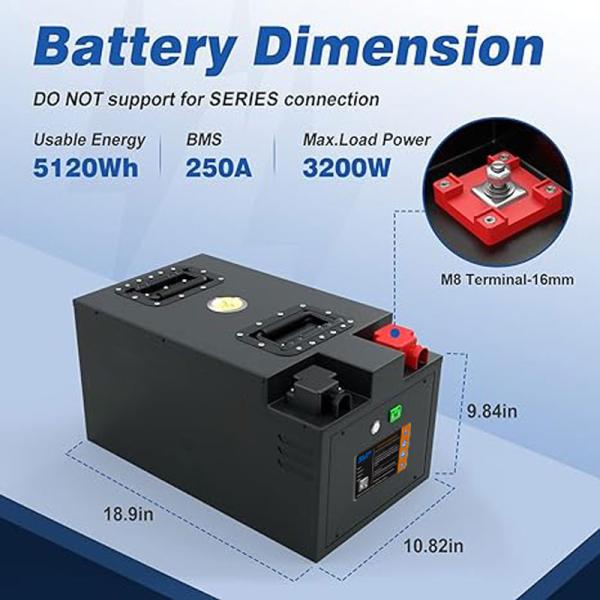 48V150Ah AC 100-240V Автомобили Силовая батарея Пакет клеток LiFePO4 длительные циклы высокий безопасный