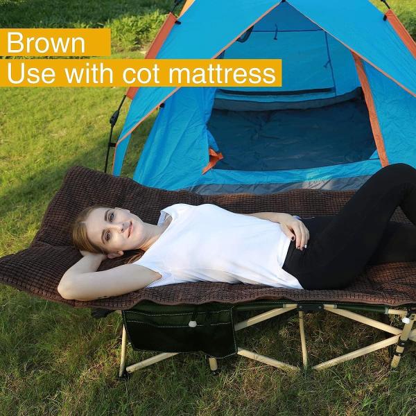 Lightweight Portable Outdoor Products Camping Foldable Comfortable Single Bed Portable Sleeping Cot Camp Office